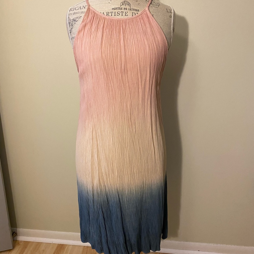 Multi color fade shift dress